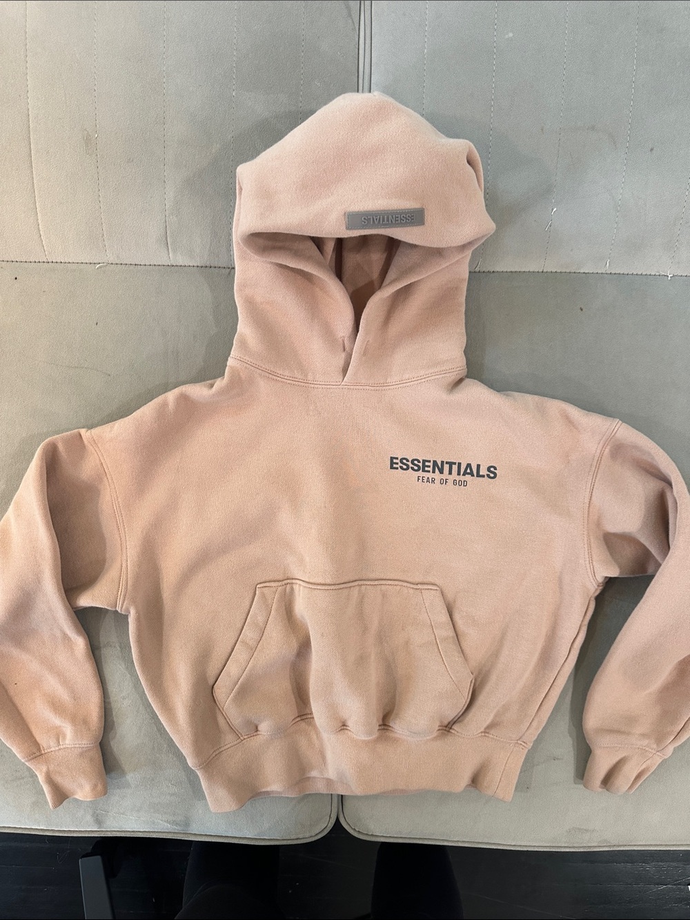Essentials Fear of God litte girls  Pink Hoodie Sweatshirt